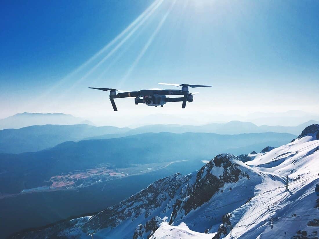 Drohne im Winter fliegen